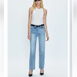 Pistola Women's Sky Blue High Rise Jeans